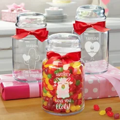 Sweet On You Glass Treat Jars