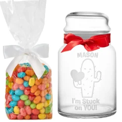 Sweet On You Glass Treat Jars