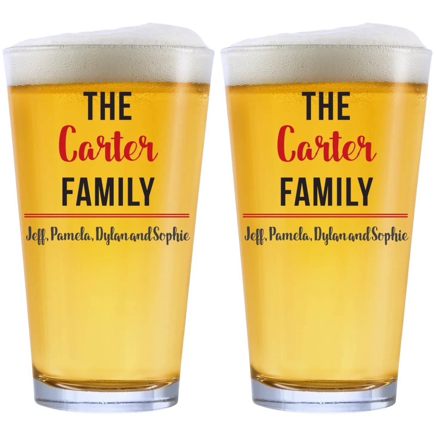 Sweet Saying Photo Pint Glass