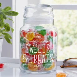 Sweets & Treats Glass Treat Jar
