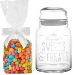 Sweets & Treats Glass Treat Jar