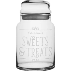 Sweets & Treats Glass Treat Jar