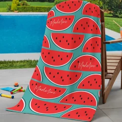 Sweet Watermelon Beach Towel