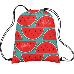 Sweet Watermelon Drawstring Bag