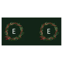 Sweet Wreath Initial Mug
