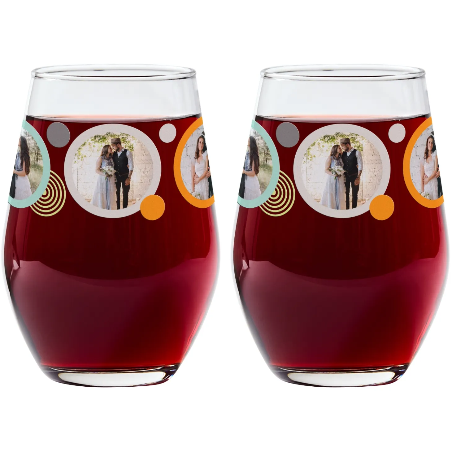 Swirl Photo Glassware