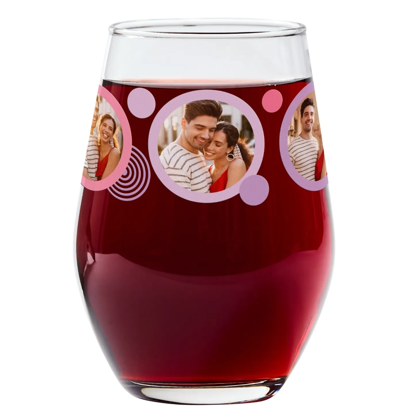Swirl Photo Glassware
