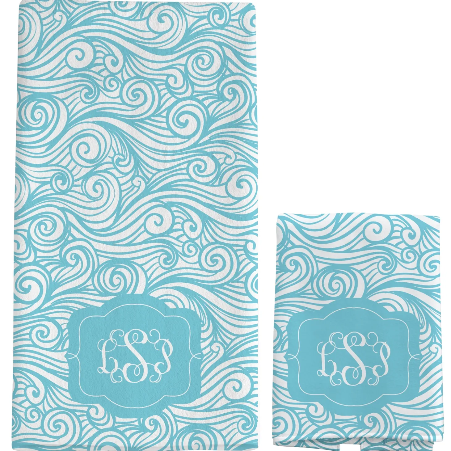 Swirls & Twirls Family Bath Towels