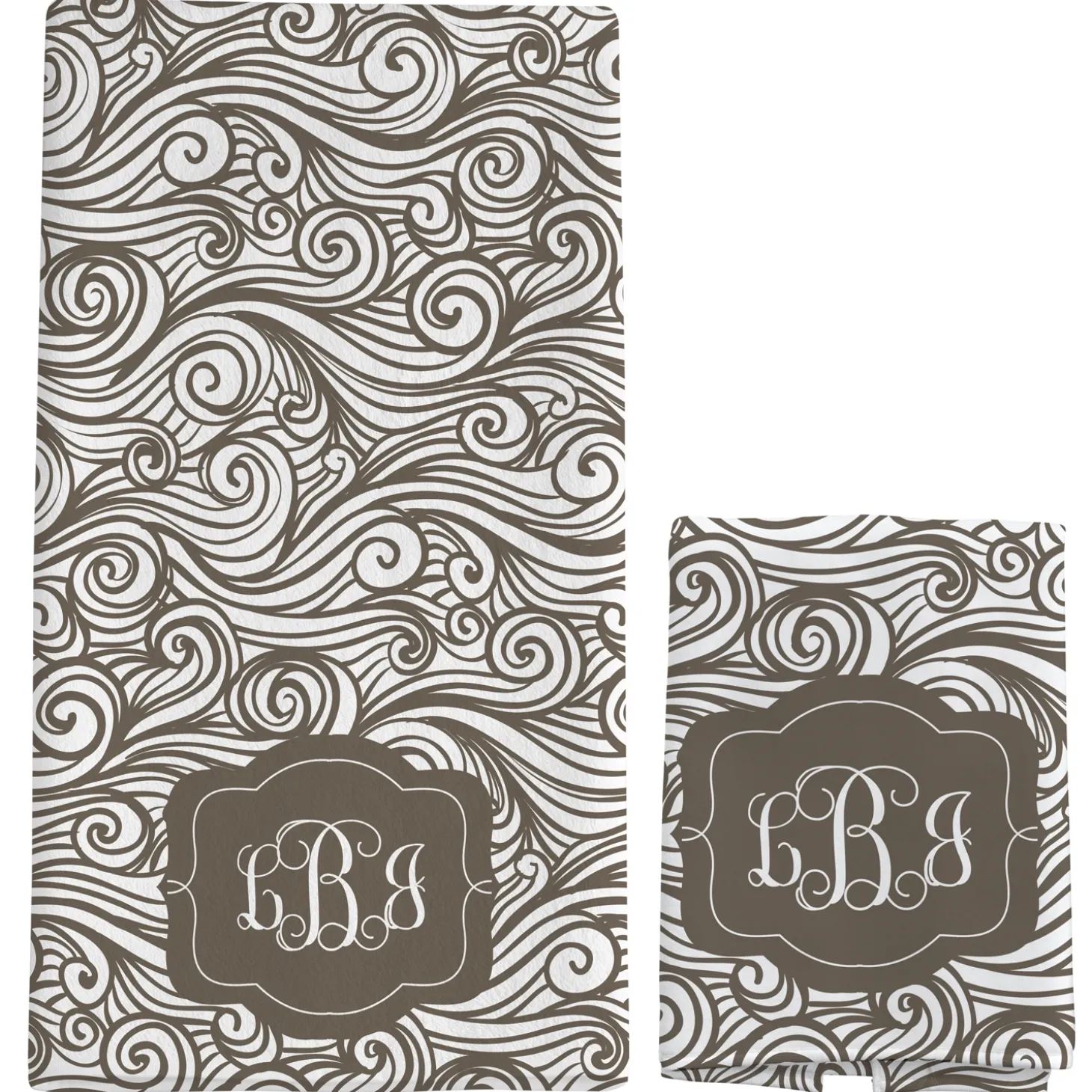 Swirls & Twirls Family Bath Towels