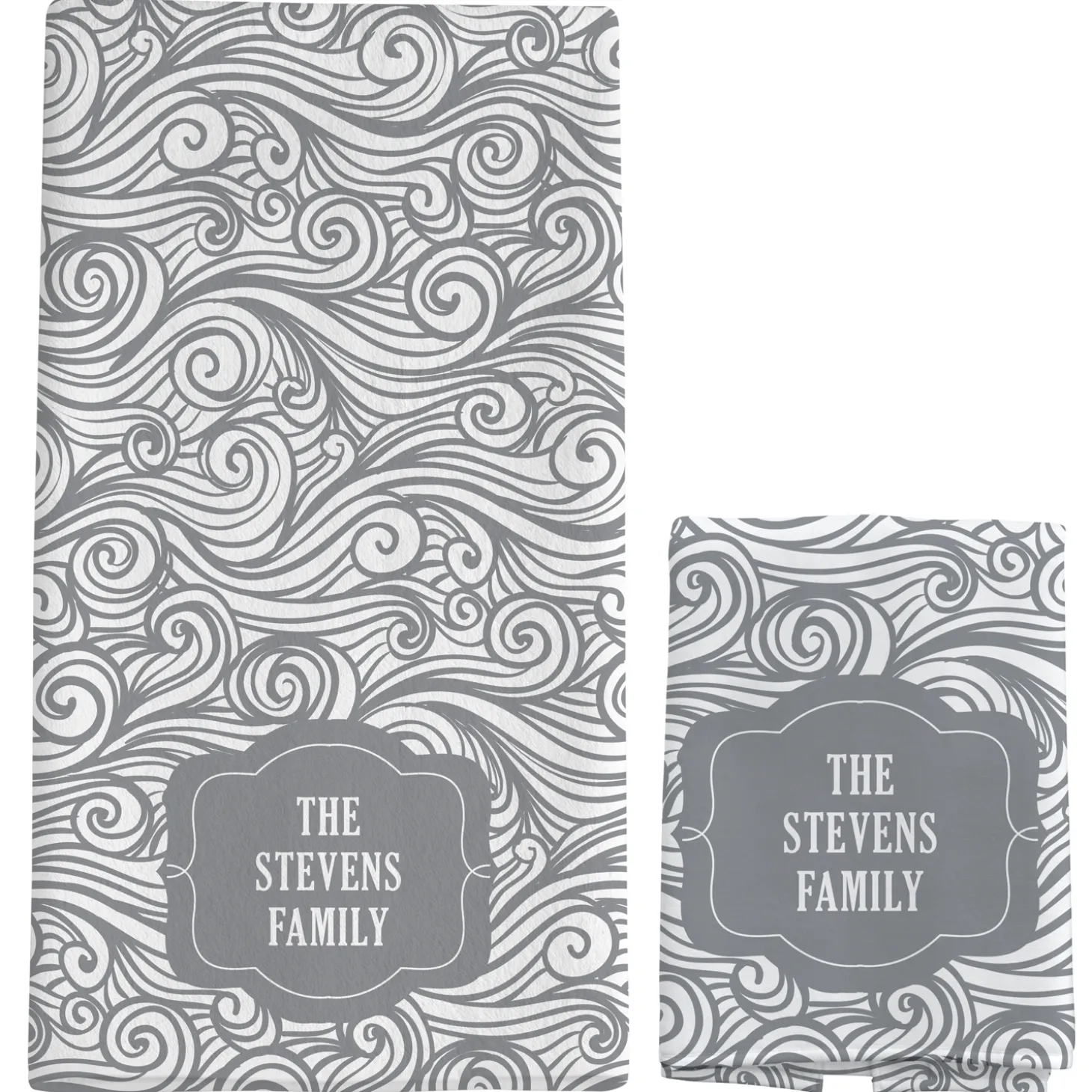 Swirls & Twirls Family Bath Towels