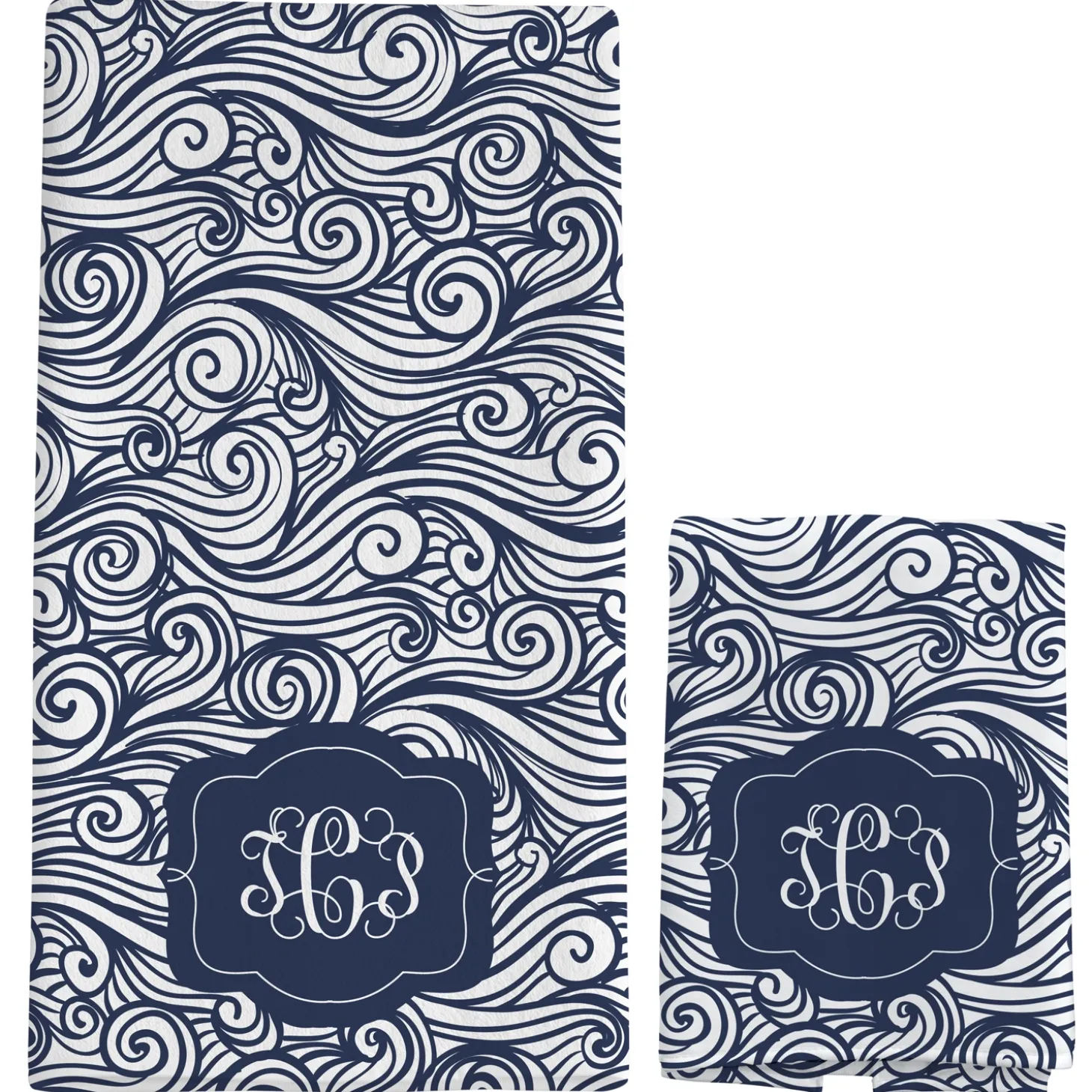 Swirls & Twirls Family Bath Towels