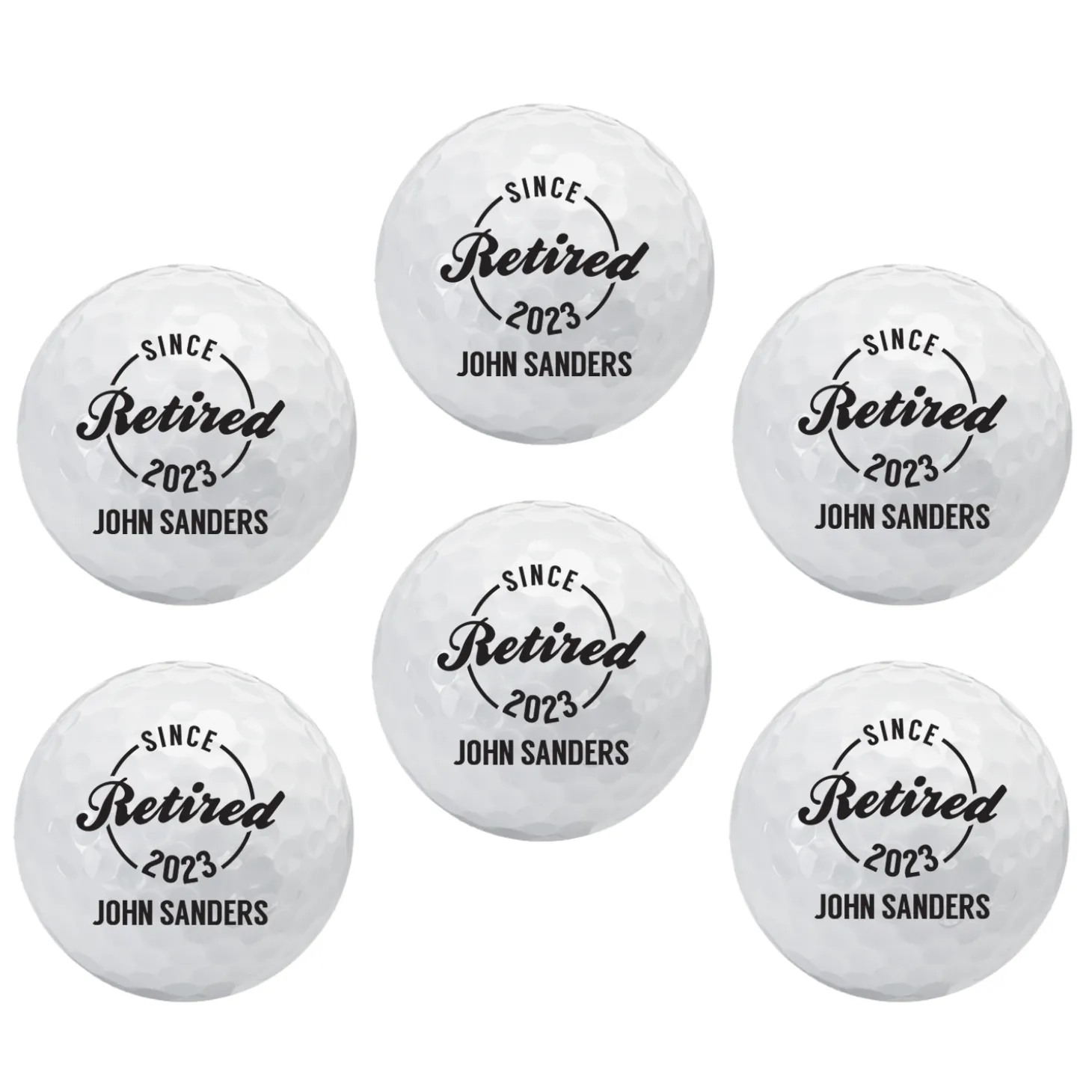 TaylorMade® Established Retirement Golf Ball Sets