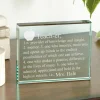 Teacher Glass Block