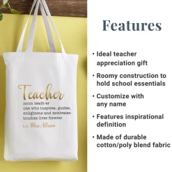 Teacher Meaning Tote Bag