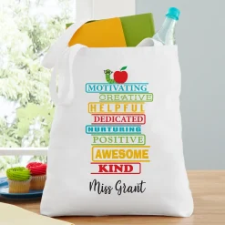Teacher Traits Tote Bag