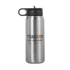 Teach Love Inspire Water Bottle