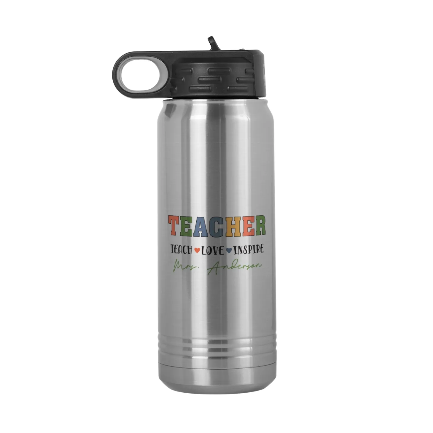 Teach Love Inspire Water Bottle