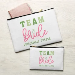 Team Bride Zipper Pouch