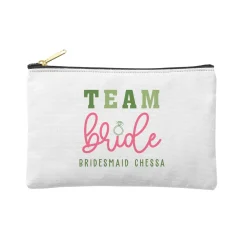 Team Bride Zipper Pouch