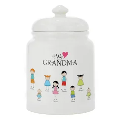 Tender Hearts Ceramic Treat Jar
