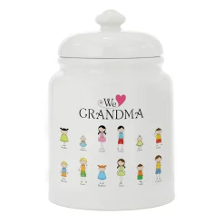 Tender Hearts Ceramic Treat Jar