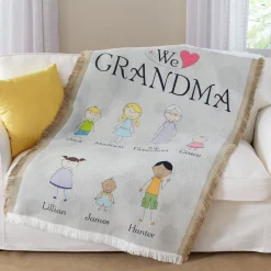 Tender Hearts Throw