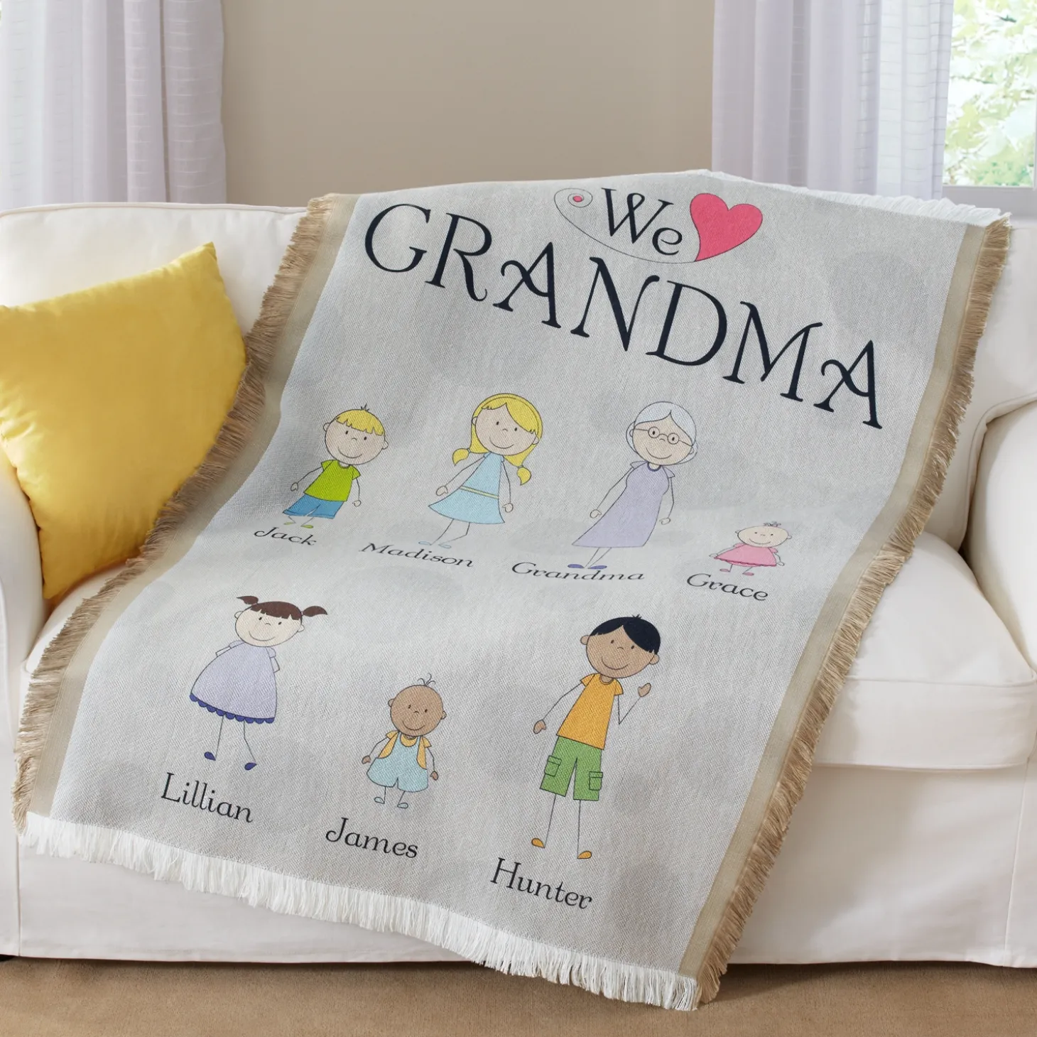 Tender Hearts Throw