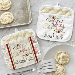 Thankful & Blessed Pot Holder