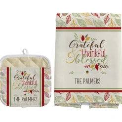 Thankful & Blessed Pot Holder
