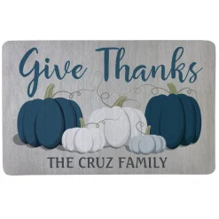 Thankful Pumpkins Doormat