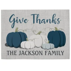 Thankful Pumpkins Placemats