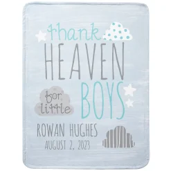 Thank Heaven For You Baby Blanket
