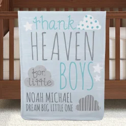 Thank Heaven For You Baby Blanket