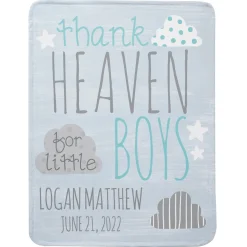 Thank Heaven For You Baby Blanket