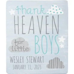 Thank Heaven For You Baby Blanket