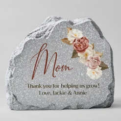 Thank You Mom Standing Garden Stone