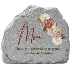 Thank You Mom Standing Garden Stone
