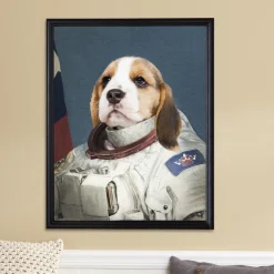 The Astronaut Pet Photo Portrait