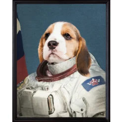 The Astronaut Pet Photo Portrait