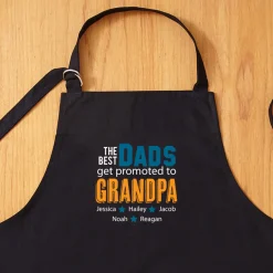 The Best Dads Get Promoted Apron
