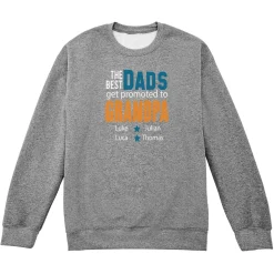 The Best Dads Get Promoted Sweatshirt