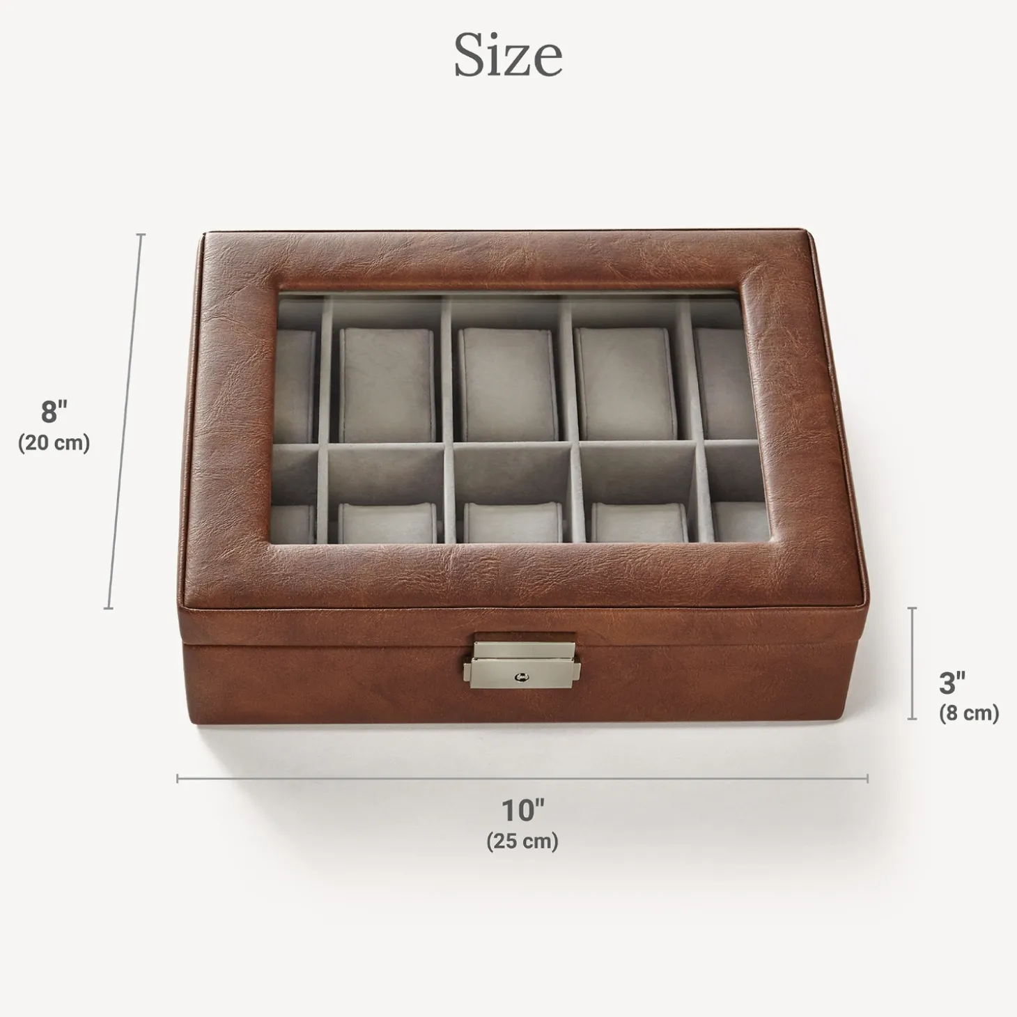 The Best Is Yet To Come Leather Watch Box