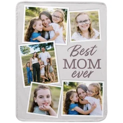 The Best Mom Ever Photo Plush Blanket