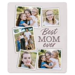 The Best Mom Ever Photo Plush Blanket