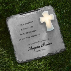 The Comfort and Light Memorial Solar Garden Stone