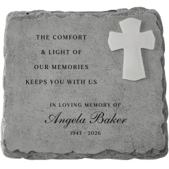 The Comfort and Light Memorial Solar Garden Stone