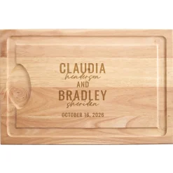 The Day We Became One Maple Wood Cutting Board