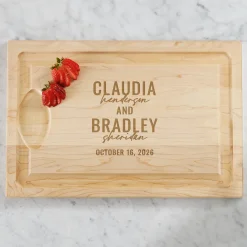 The Day We Became One Maple Wood Cutting Board