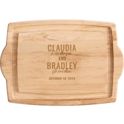 The Day We Became One Maple Wood Cutting Board