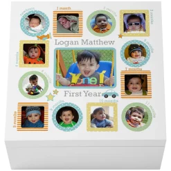 The First Year Photo Keepsake Box
